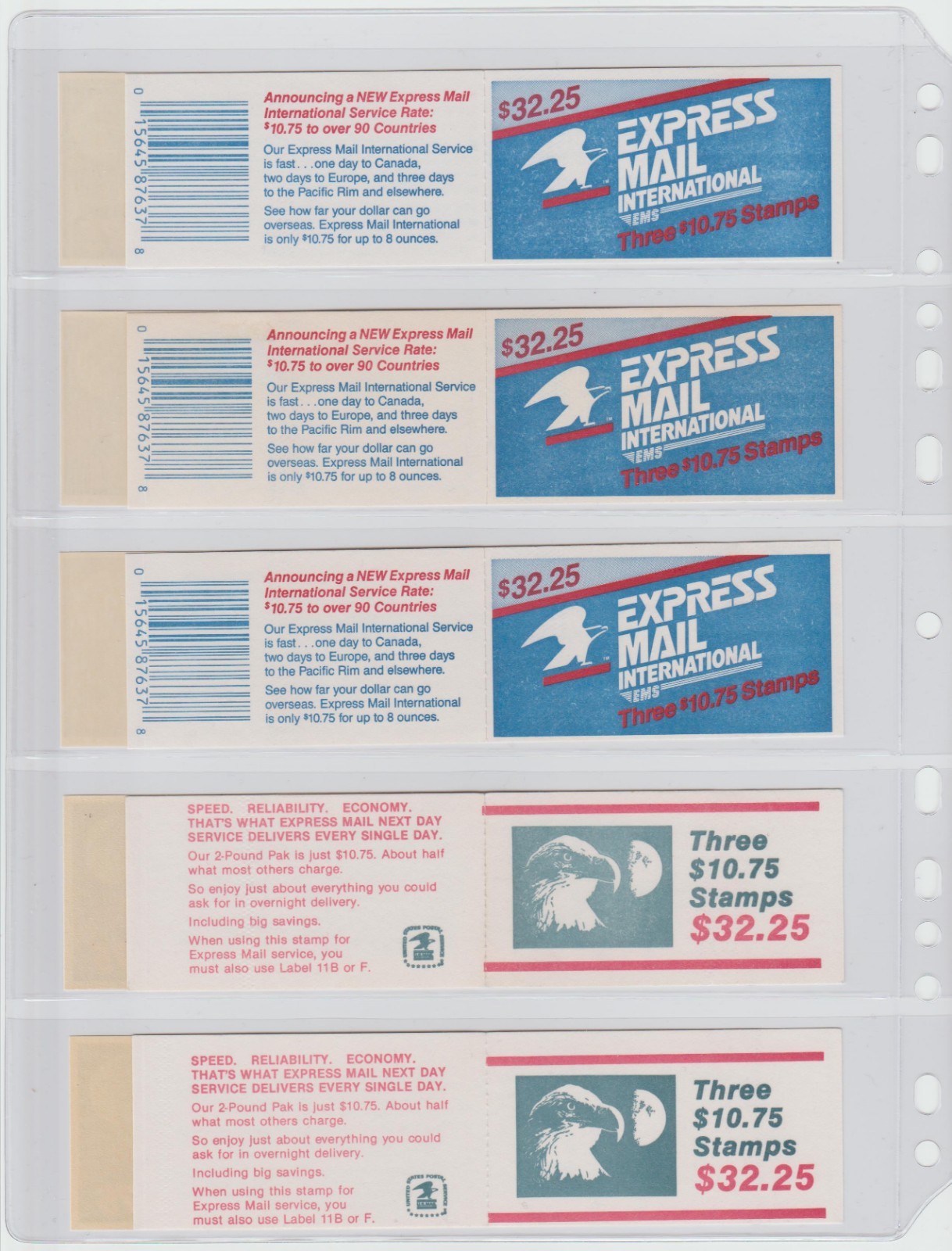 30 Anchor 5C ( 5-rows) Crystal-Clear Stock Sheets / Single Sided- FREE Shipping.