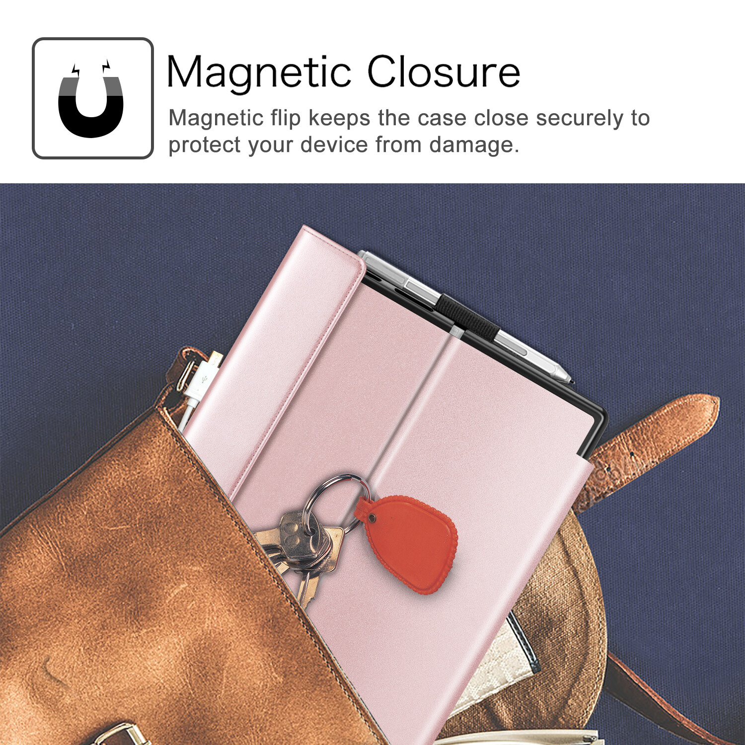 For Microsoft Surface Pro 7 / Pro 6 / Pro 5 / 4 / 3 Case Portfolio Stand Cover