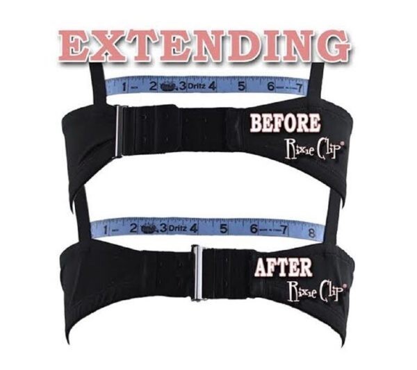 Rixie Clip Bra Band Size Reducer 3-Pack