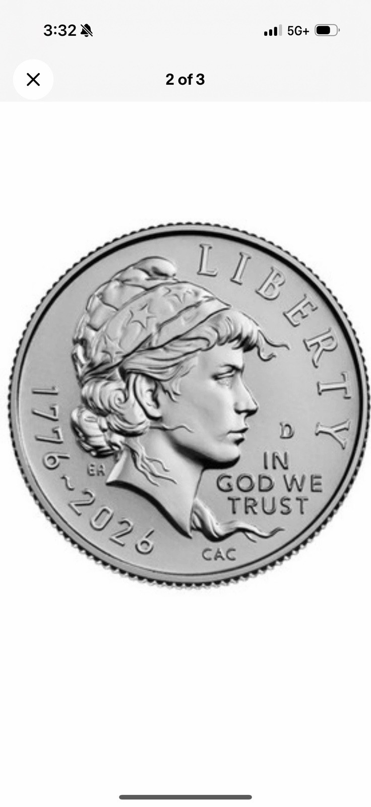 2026 P & D Emerging Liberty Dimes FREE SHIP NOW IN HAND 2 Coin SemiQ Set In Flip