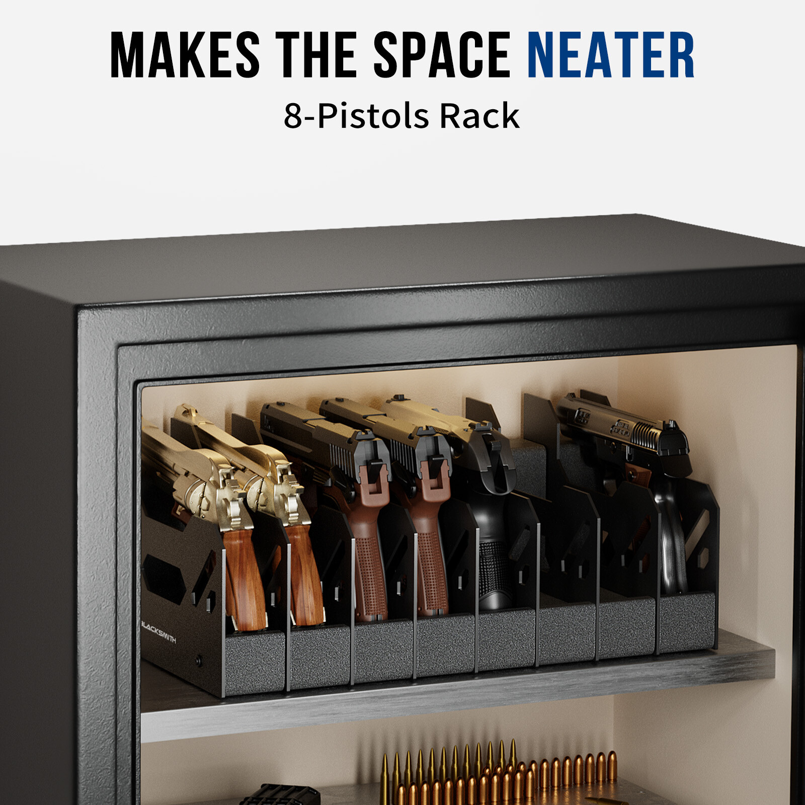 Gun Rack for Pistol Soft Foam Pistol Holder for Gun Safe Handgun Stand Organizer