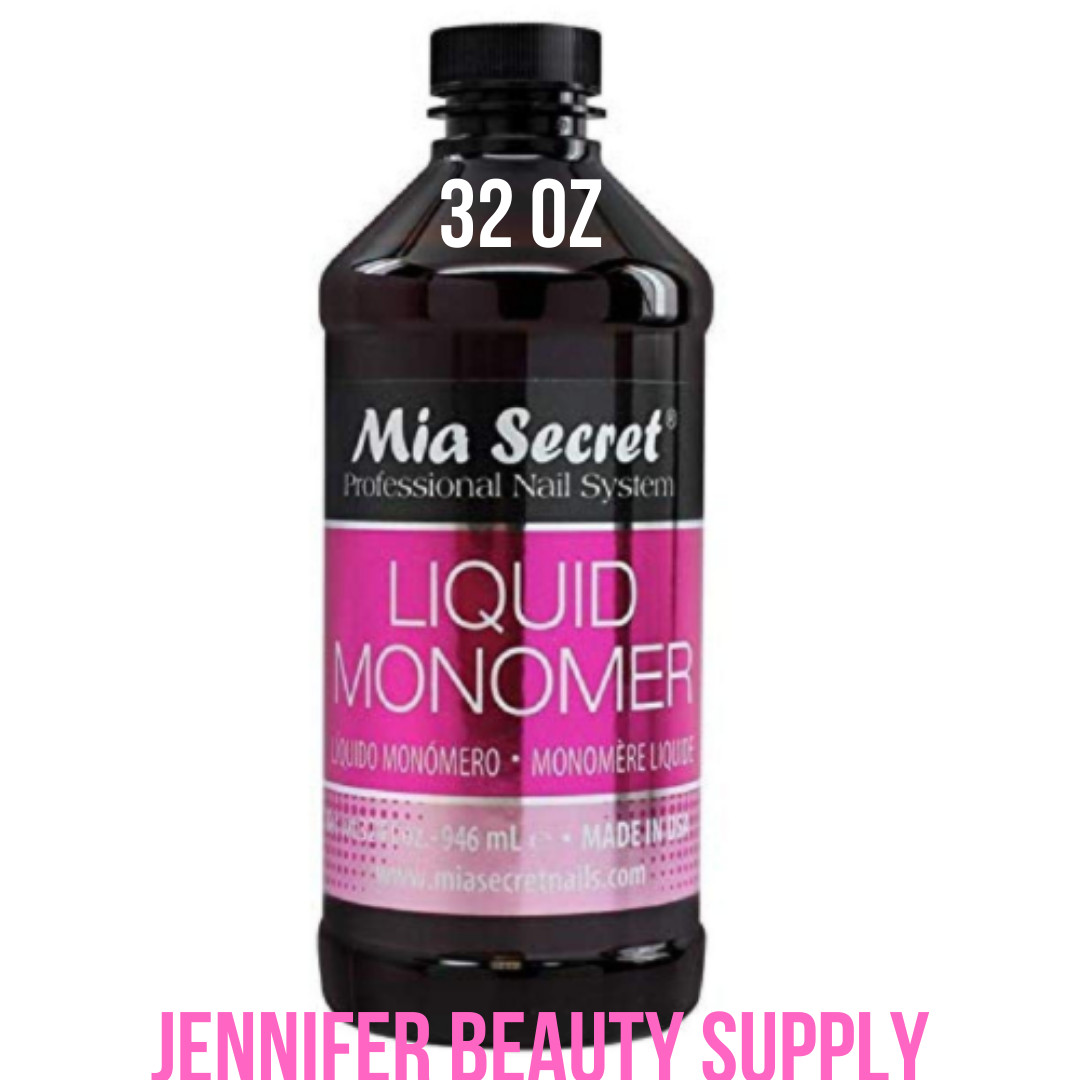 MIA SECRET LIQUID MONOMER - PROFESSIONAL ACRYLIC NAIL SYSTEM MADE IN USA - 32 OZ