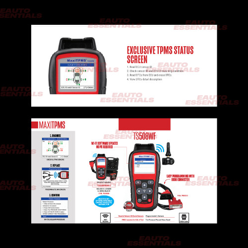 2025 AutelMaxiTPMS TS508WF Programming/Relearn/Activation/Reseat/Diagnostic Tool