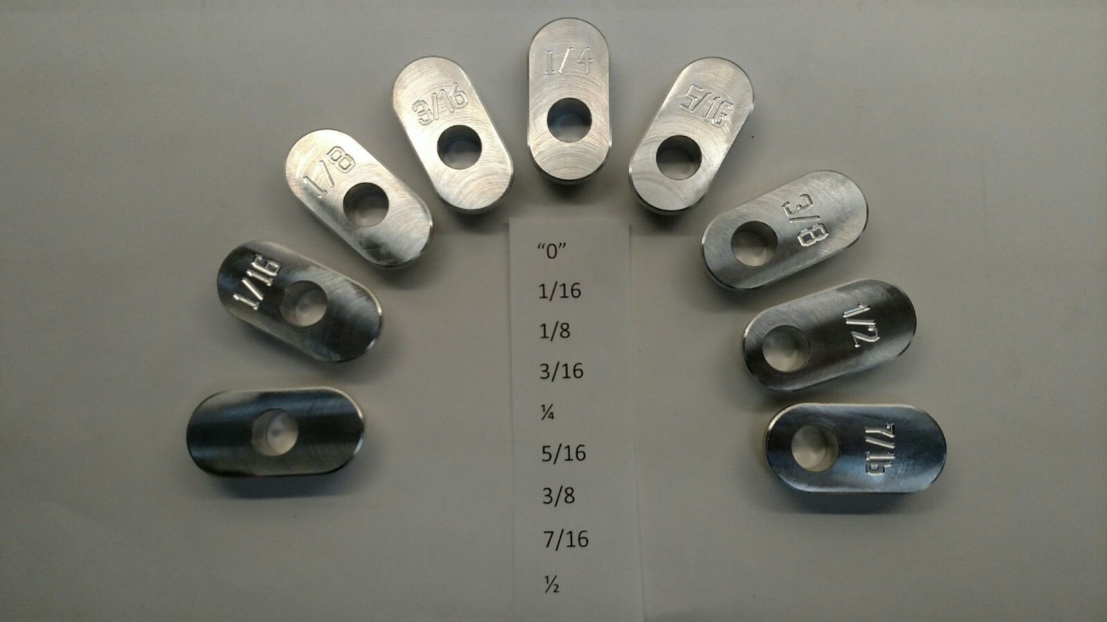 A-Arm Bracket Slug Slotted Kit 1-3/4 in x 3/4 in Asphalt Dirt Late Models Mods