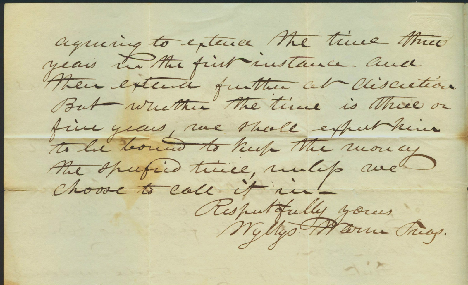 YALE Wyllys Warner John Rockwell Autograph Letter 1843 Signed ALS Politics