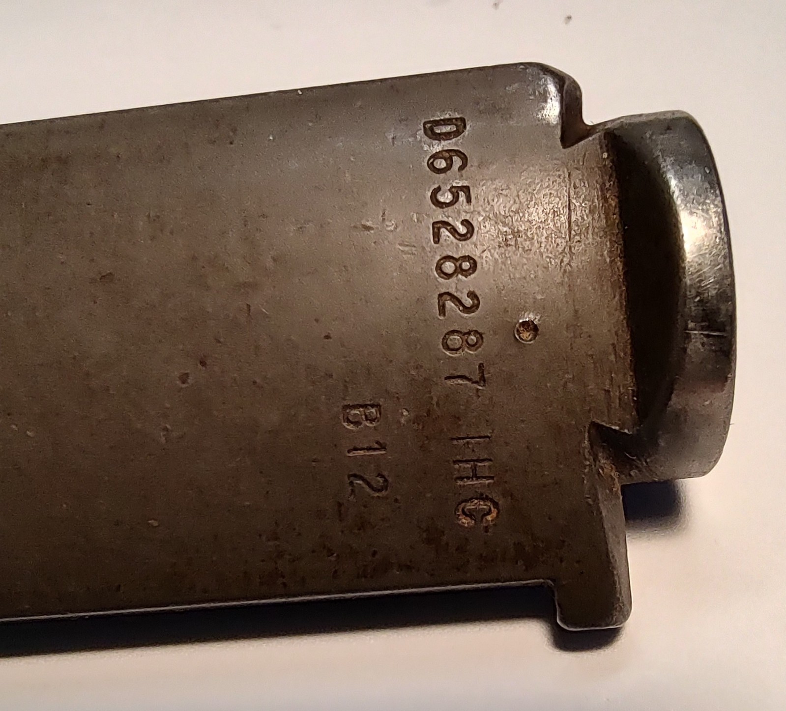 M1 Garand IHC bolt - International Harvester - D6528287 B12 - Very Good Example