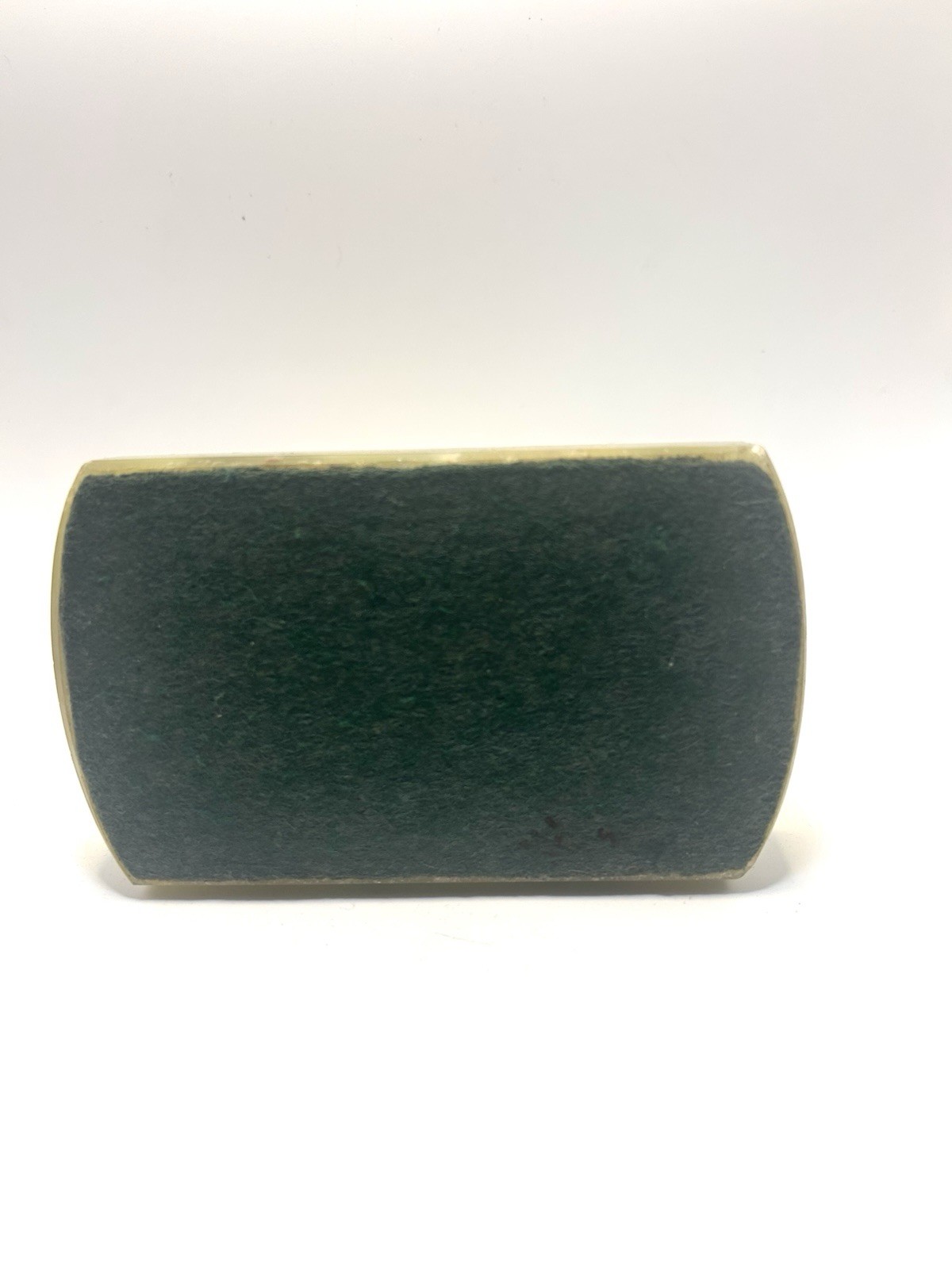 Vintage Green Onyx Marble And Brass 4 Piece Desk Set