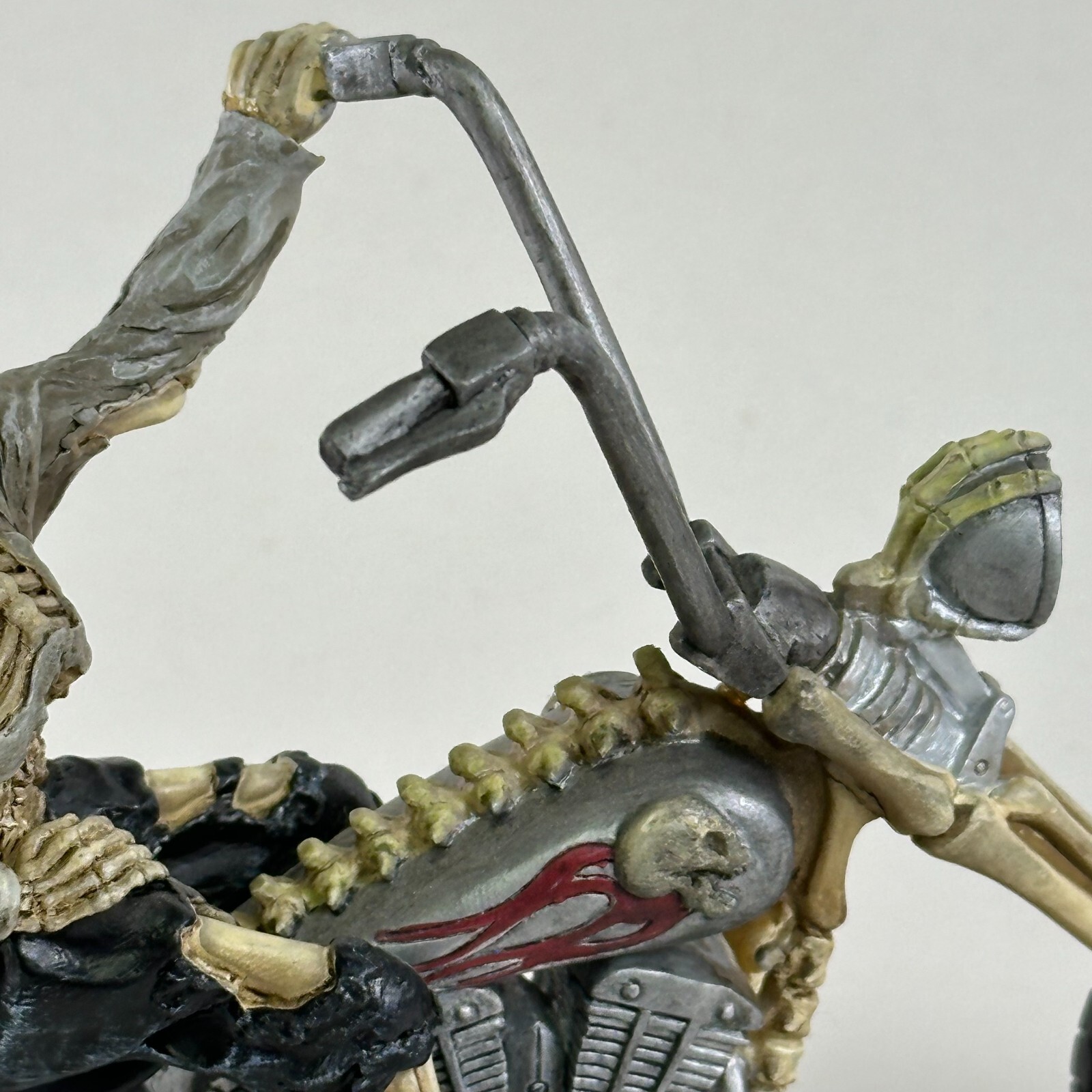 The Skull Choppers Death Rider Sculpture # A0207 Halloween Skeleton Figurine