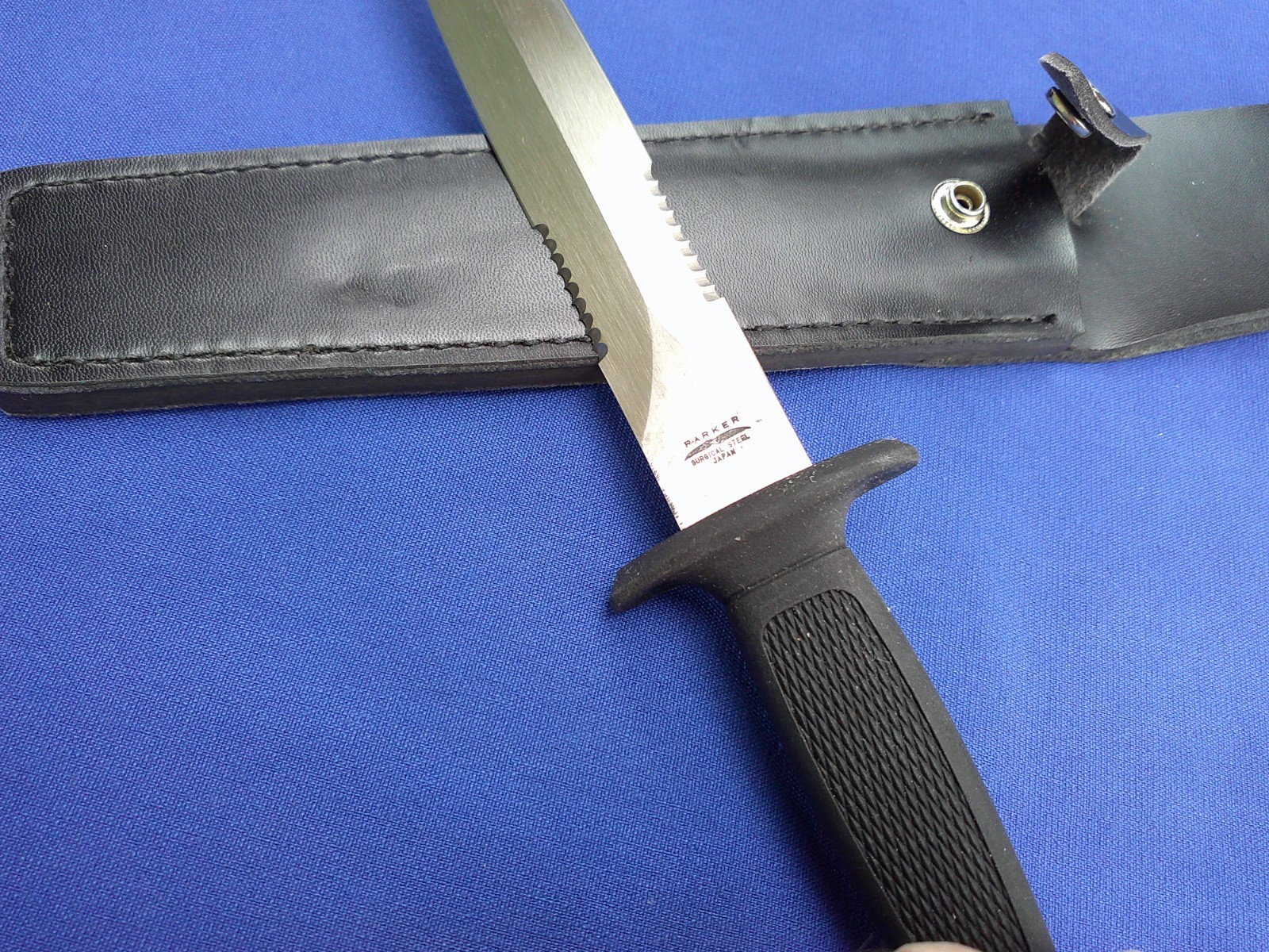 Vintage Parker Japan Surgical Steel Fighting Knife Dagger 11.5"