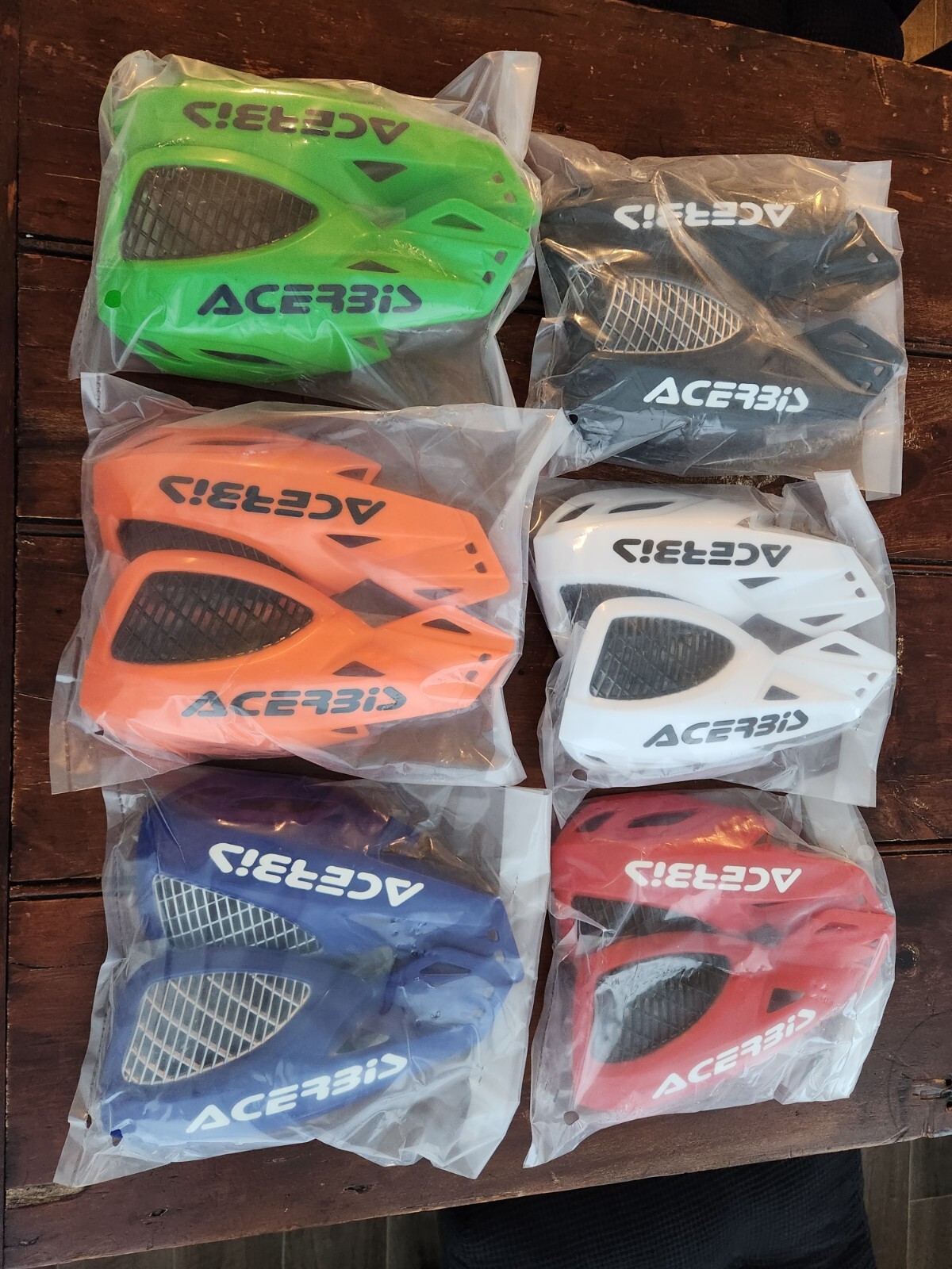 ACERBIS Universal Roost Hand Guards - Black/Yellow/Red/Blue/White/Orange/Green