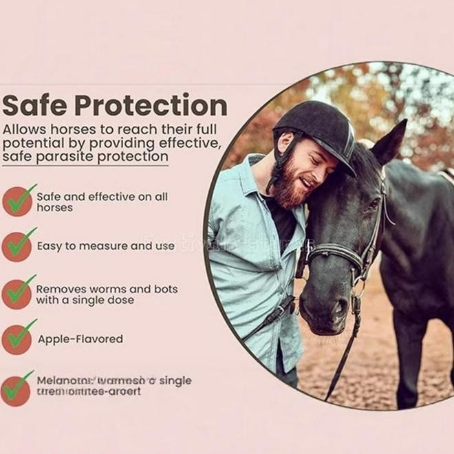 50 Packs in Box Paste Horse Dewormer Apple Flavor Wormer Autumn promotion 1/2028