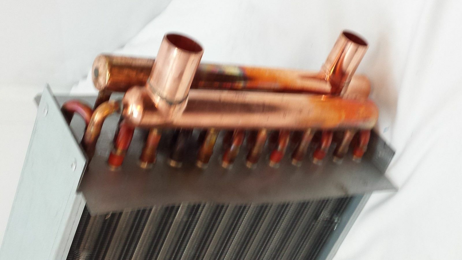 18x20 Water to Air Heat Exchanger 1"Copper Ports With Install Kit