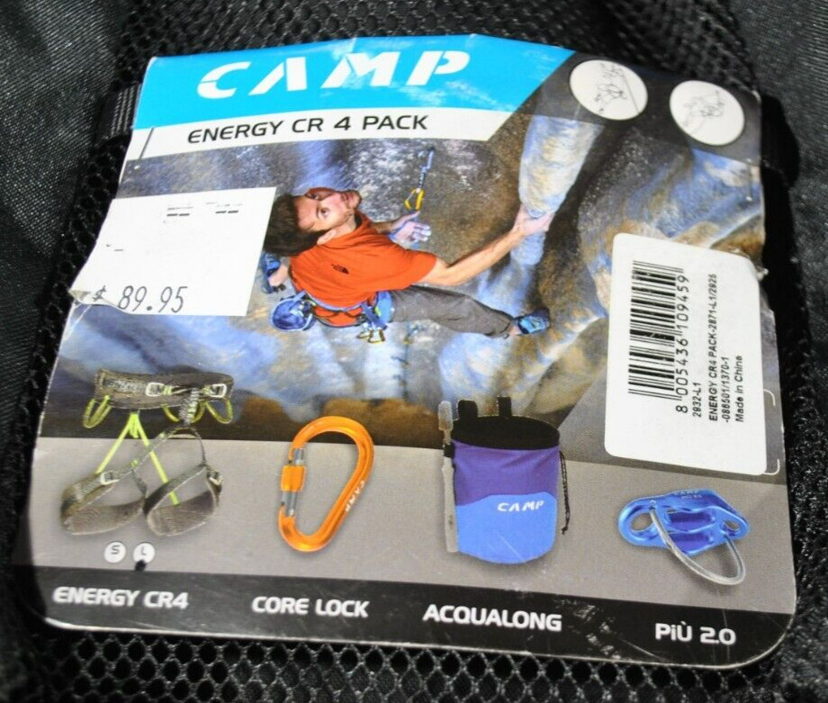 Camp Energy CR 4 Pack Climbing Harness Pack Rock Climbing Sz XL NEW