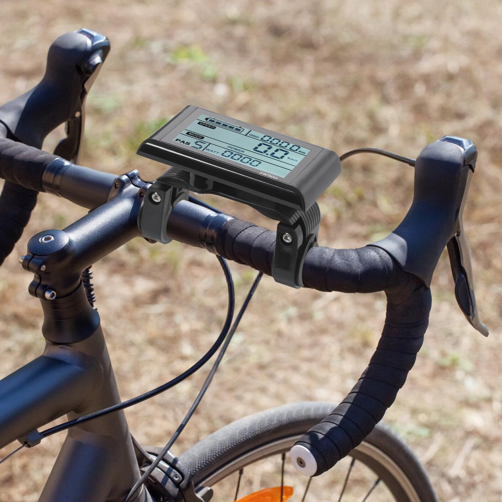 36V 48V E-Bike LCD Display Screen Electric Bike Speed Meter LCD Display Screen