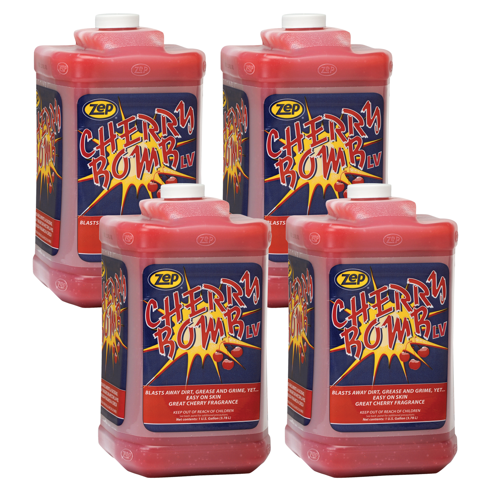 Zep Cherry Bomb LV Industrial Hand Cleaner - 1 Gal (Case of 4) - 329124