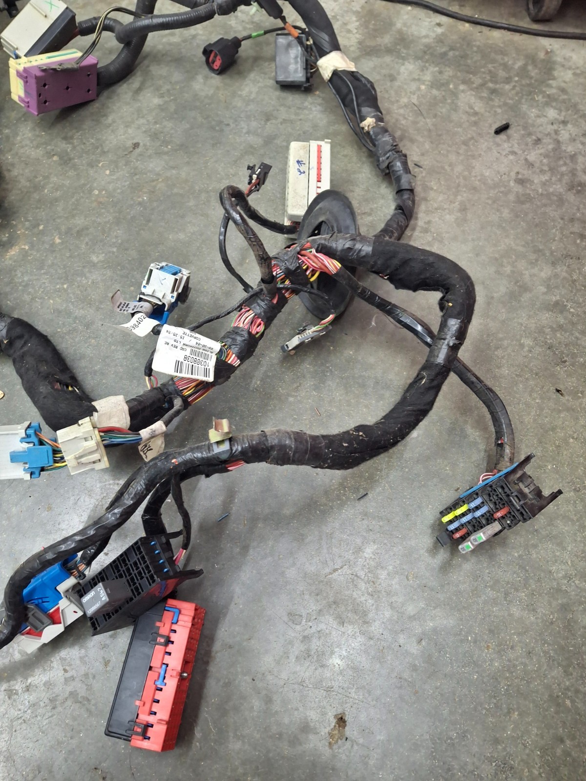 05-13 2005 Corvette C6 Complete Interior Master Wiring Harness 10388038