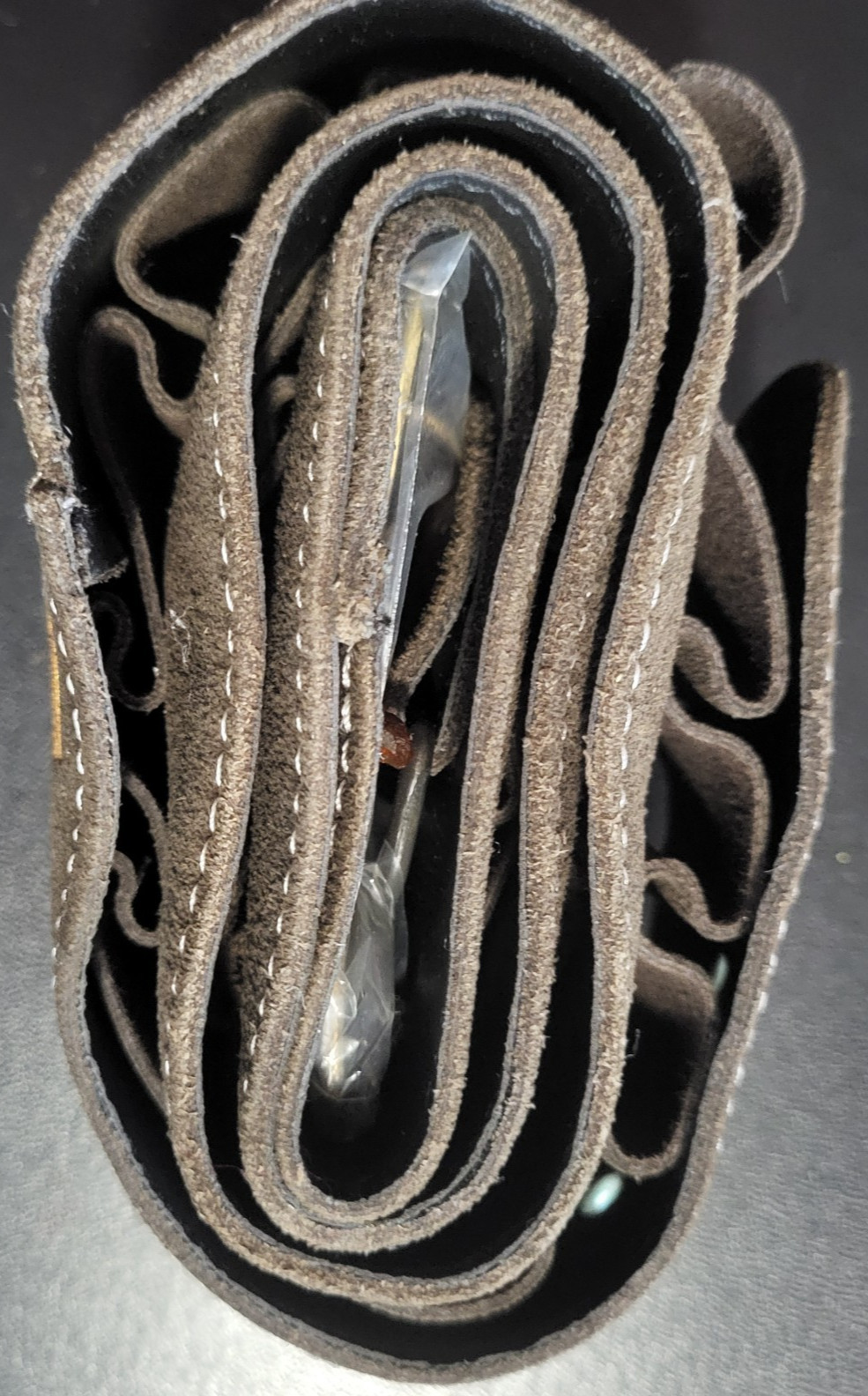 Original Underberg Leather Ammo Belt New in Bag with Free Shipping