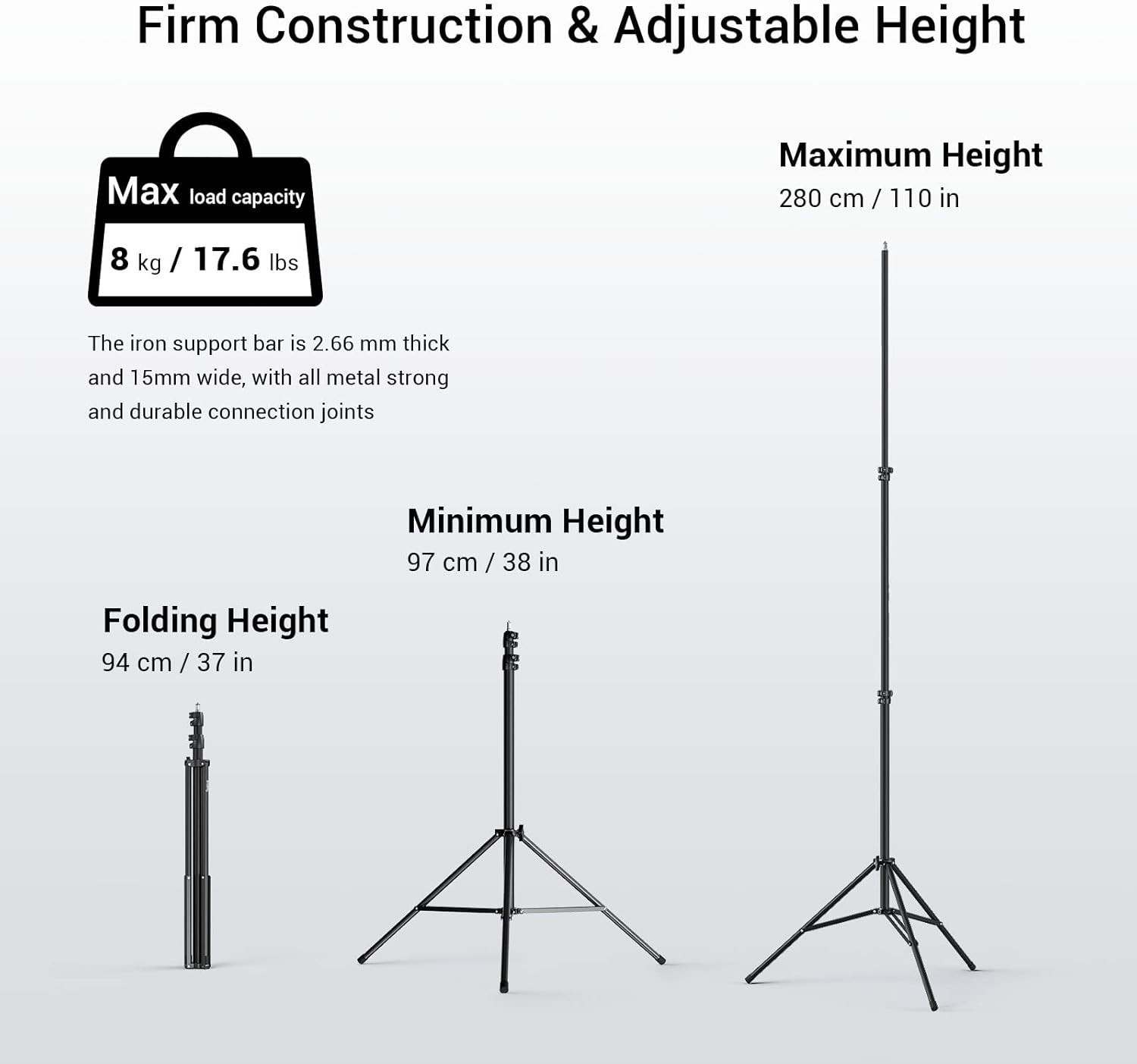 SMALLRIG COB LIGHT STAND 3736