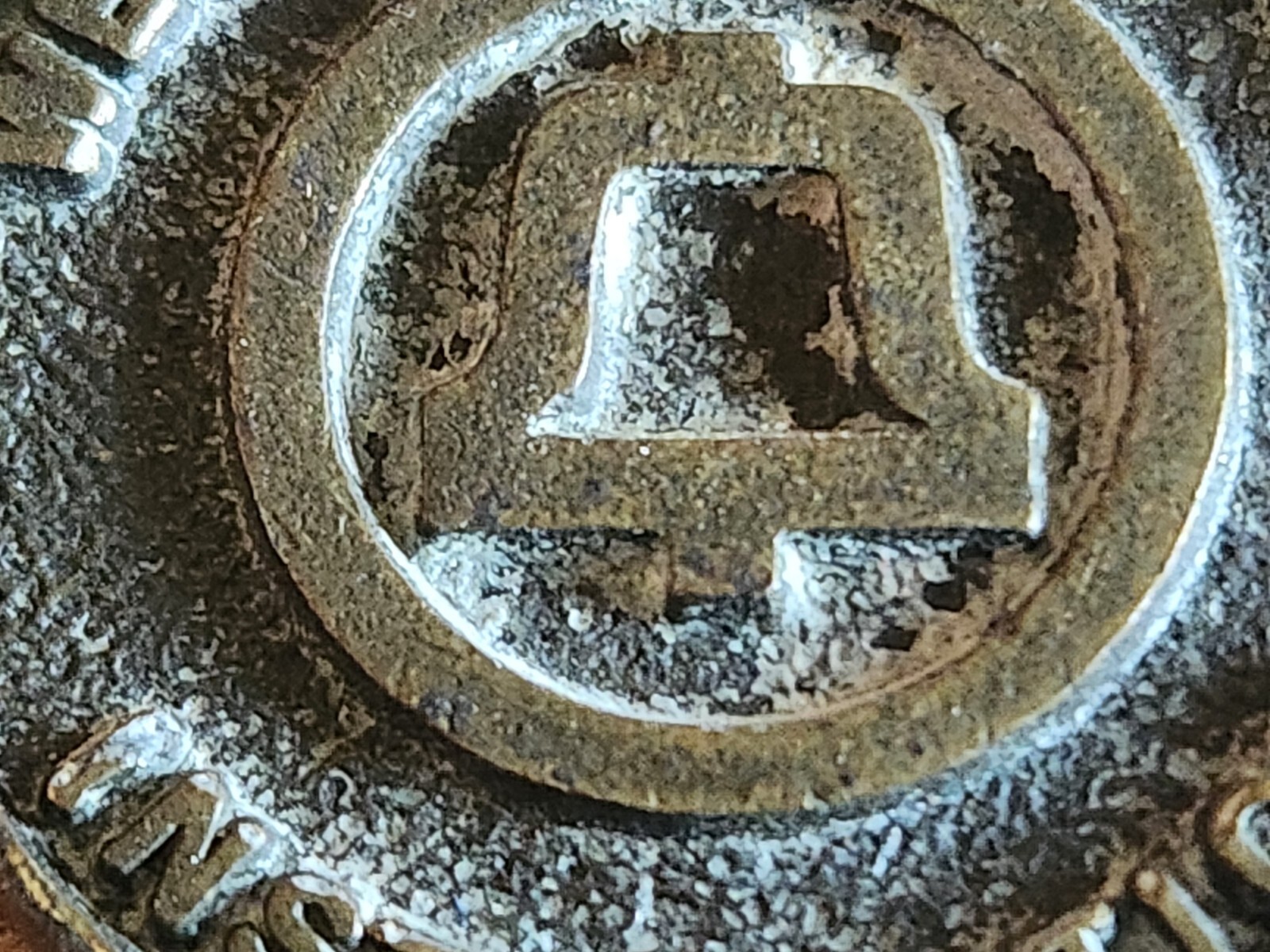 Western Electric Installation Medal FOB Pendant Employee Award Rough Vintage