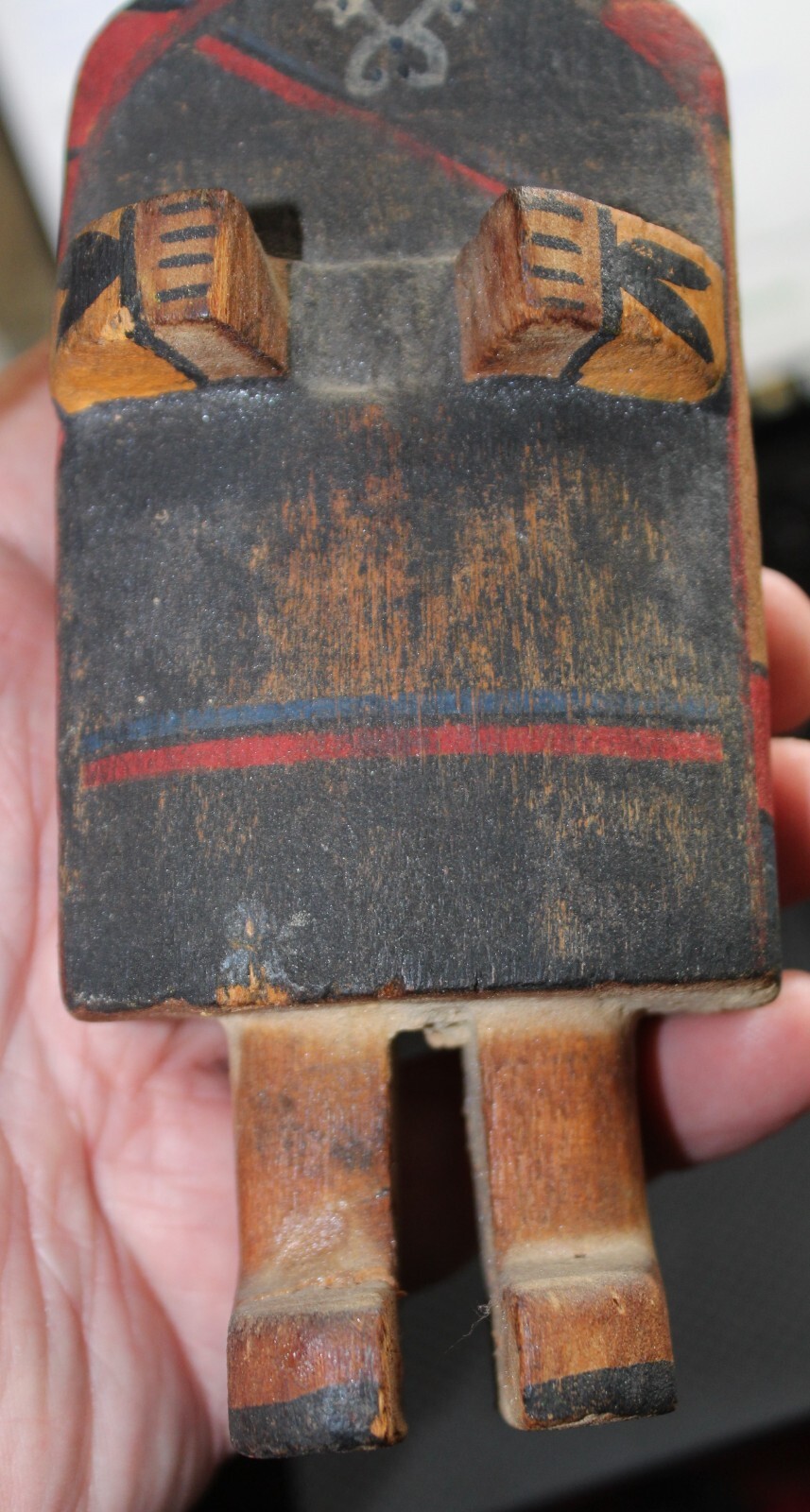 Antique 1910's Tall Painted Kachina Doll Southwestern Native American 7"