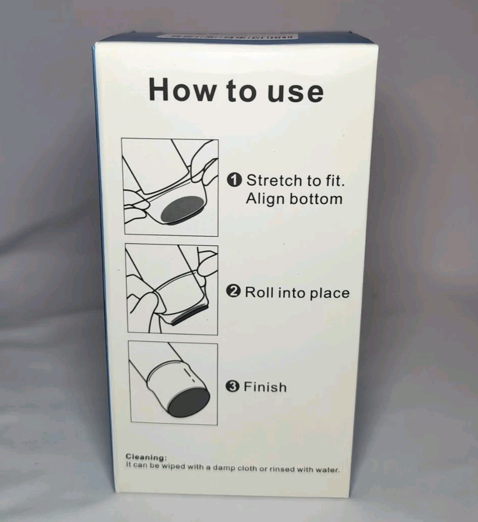 24 Pcs Silicone Chair Leg Floor Protectors (1.3" - 2"), No noise, Anti-Scratch