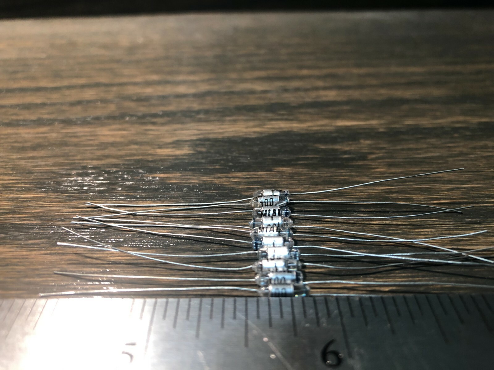 (Lot of 10) NOS Mial Polystyrene Capacitors 100pf 160v Film/Foil type for Audio