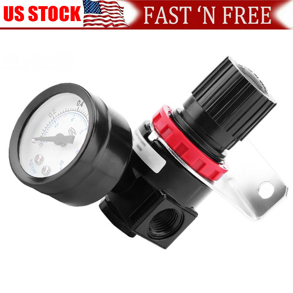 AIR IN LINE COMPRESSOR PRESSURE REGULATOR MINI SERIES, 1/4" NPT USA ##