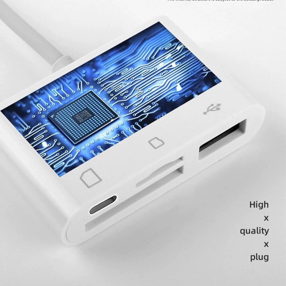 OTG Mobile Phone MMC Card Reader USB-C HUB/Storage/Charging iOS/Android Adapter