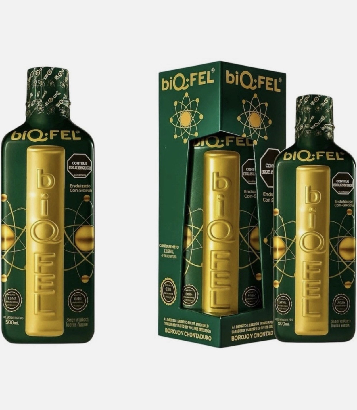 ✅ 3 BIQ-FEL - 500 ML (ORIGINAL) REMPLAZO DEL VITAFER L-GOLD ORIGINAL BIQFEL ✅🔥