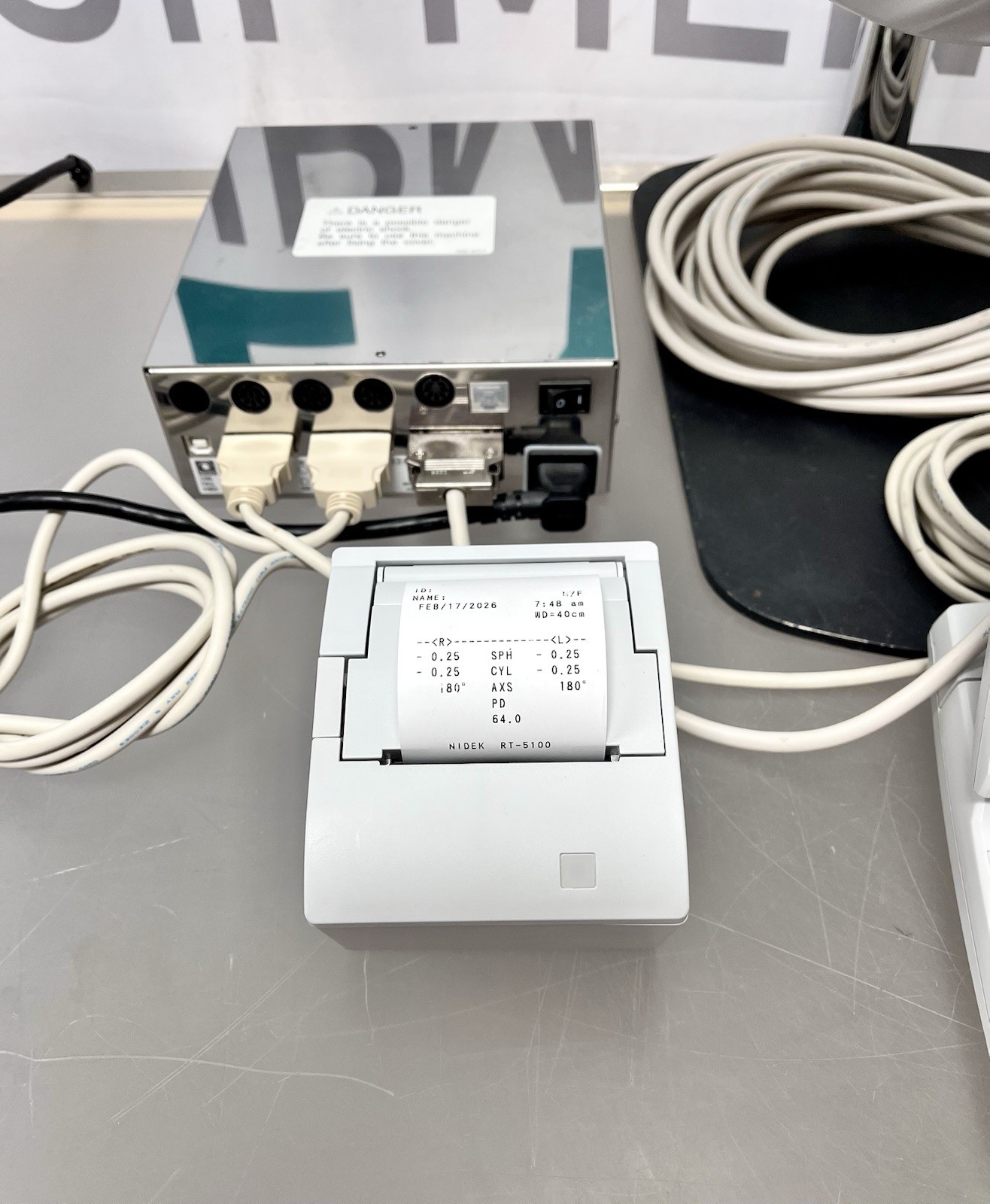 Nidek RT-5100 Auto Phoropter Refractor w/ Control Box