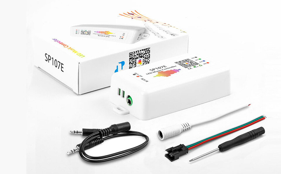 Wifi LED Music Controller SP107E SP108E SP501E SP110E For WS2811 WS2812B DC5-24V