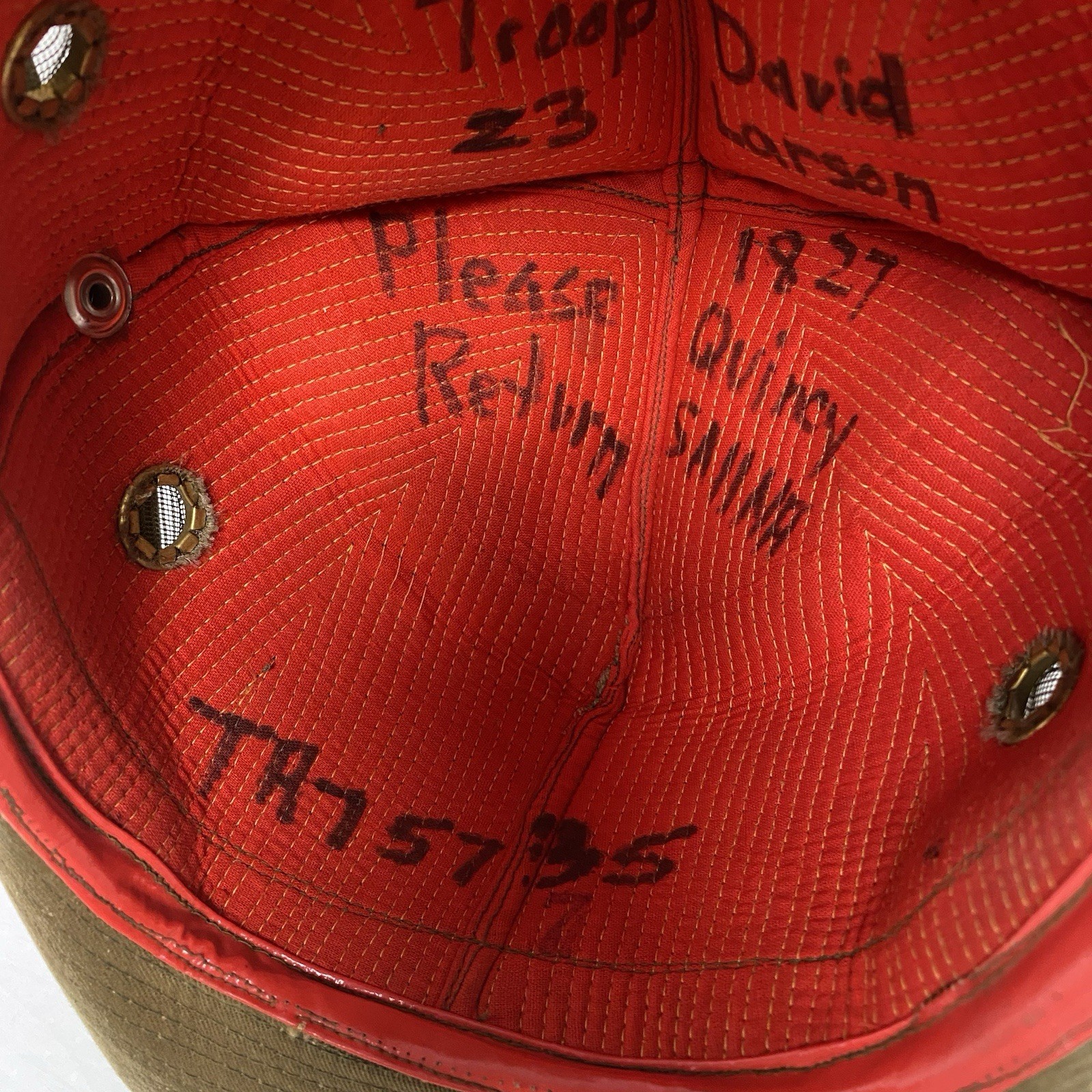 Vietnam War Era Thailand Air Force Base Cowboy Bush Boonie Hat With Provenance!