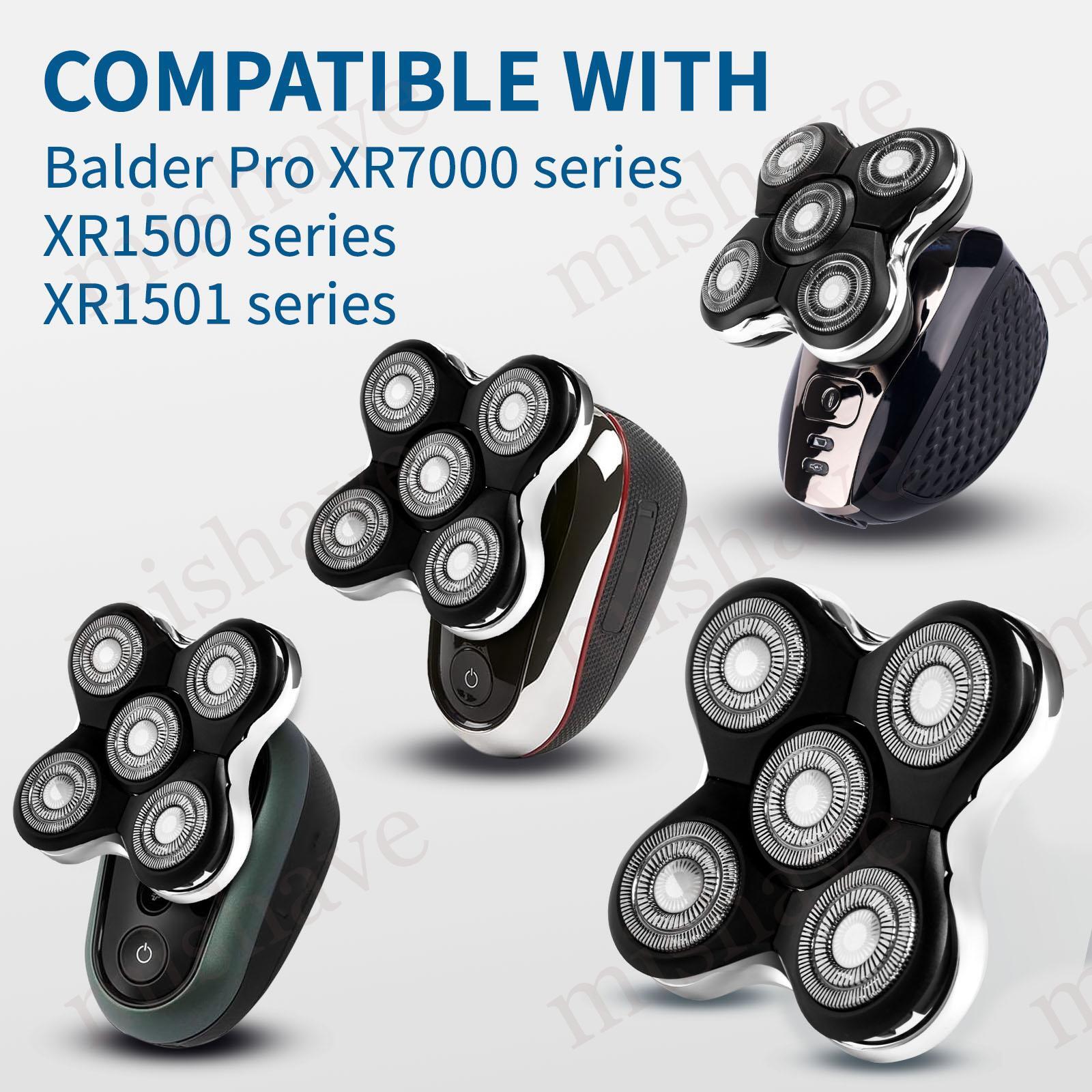 Head Shaver Replacment Heads Compatible with Remington Balder Pro XR7000/XR1500