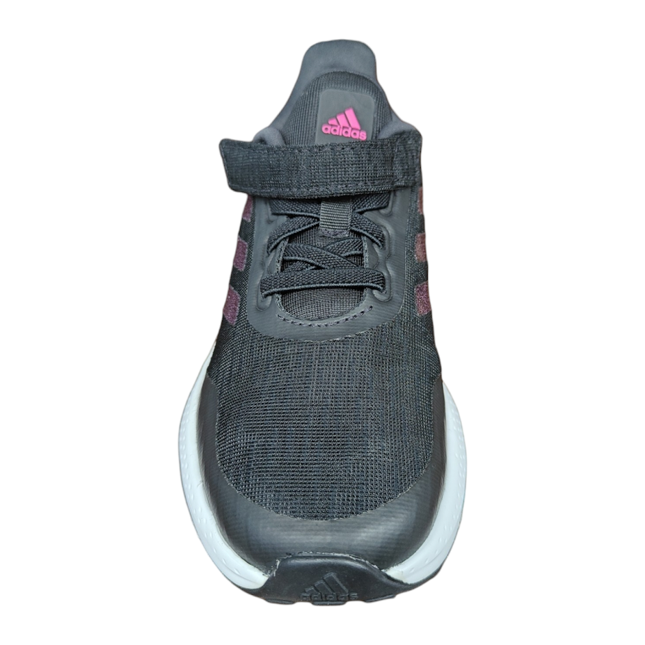 Adidas KIDS H01876 EQ21 Run Black Pulse Aqua Running Athletic Shoes