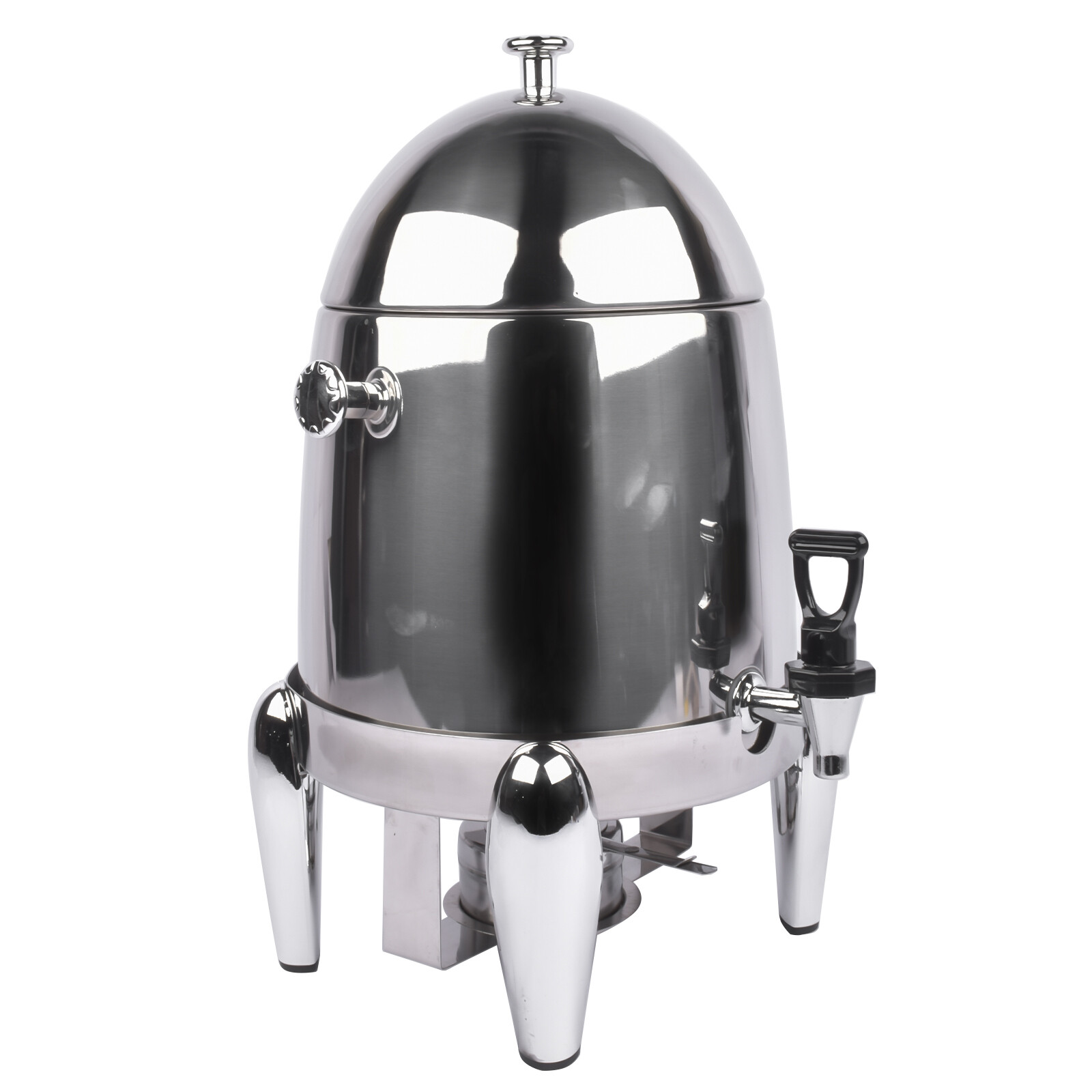 Stainless steel Beverage Dispenser for Hot & Cold Drinks with Ice Core and Stand
