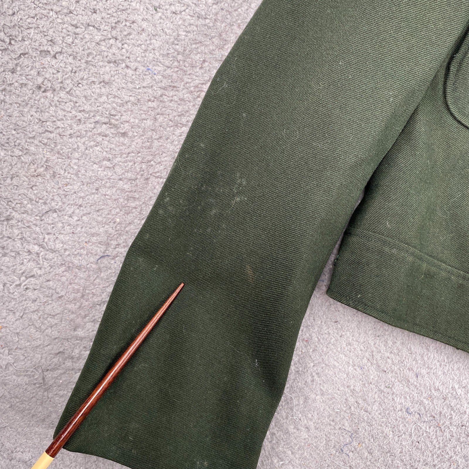 Vintage US Army Ike Jacket Mens 40R Green Wool Military Korean War 1950