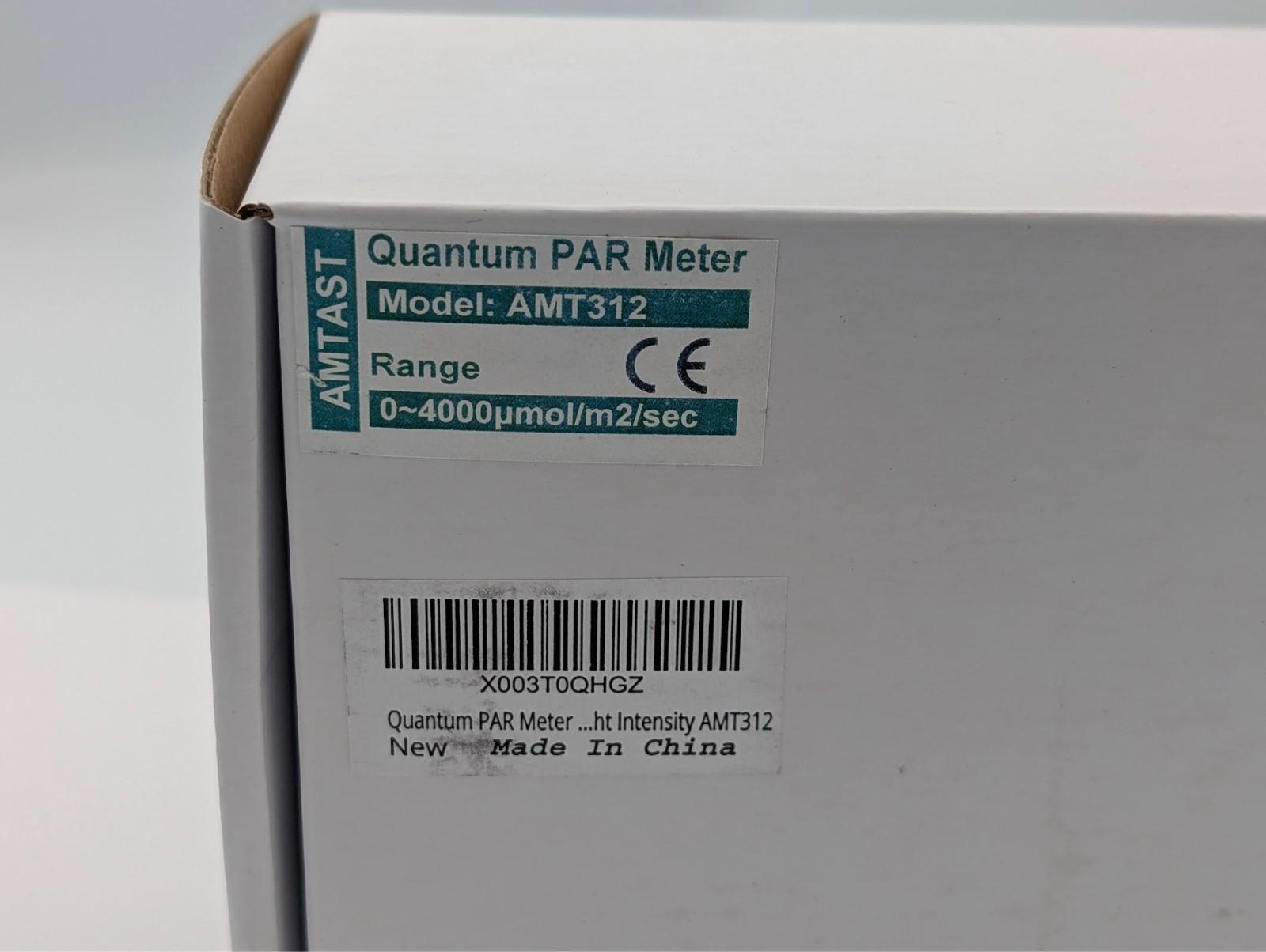 Advanced Quantum Sensor PAR Meter (Micromoles), Measure Light Intensity AMT312