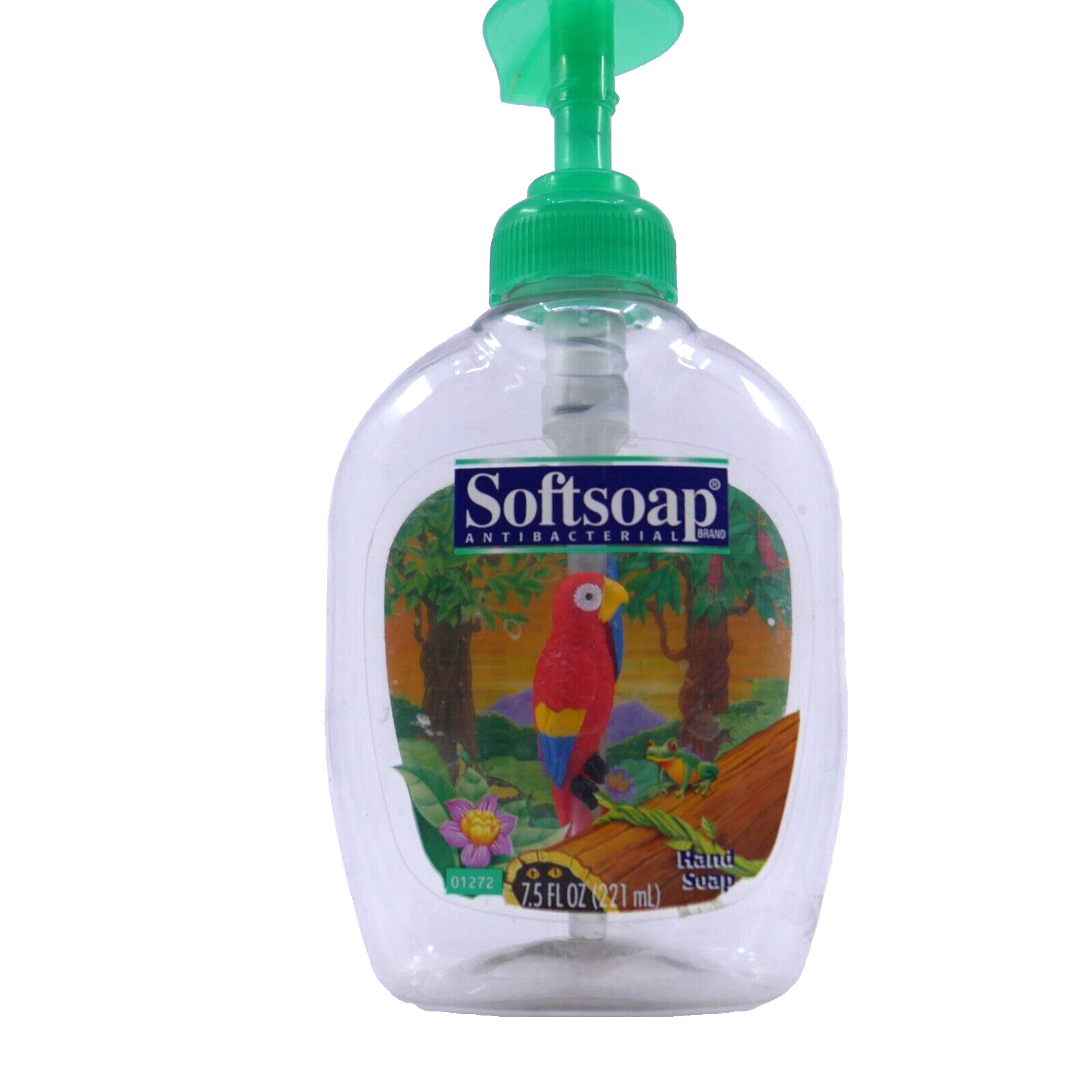 Vintage SoftSoap Hand Soap Dispenser W/ Red Parrot -  Empty