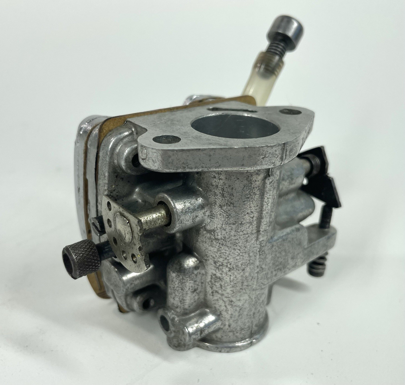 McCulloch Flat Back Chrome Carburetor 48890A Engine Go Kart Vintage Racing MC