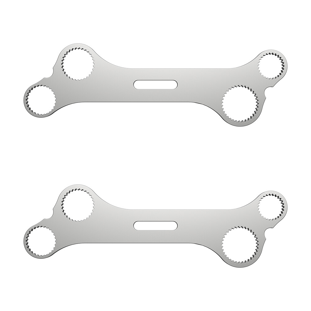 2PCS Parse Wrench Multitool Spanner For Leatherman Disassembly Tool Bone Design