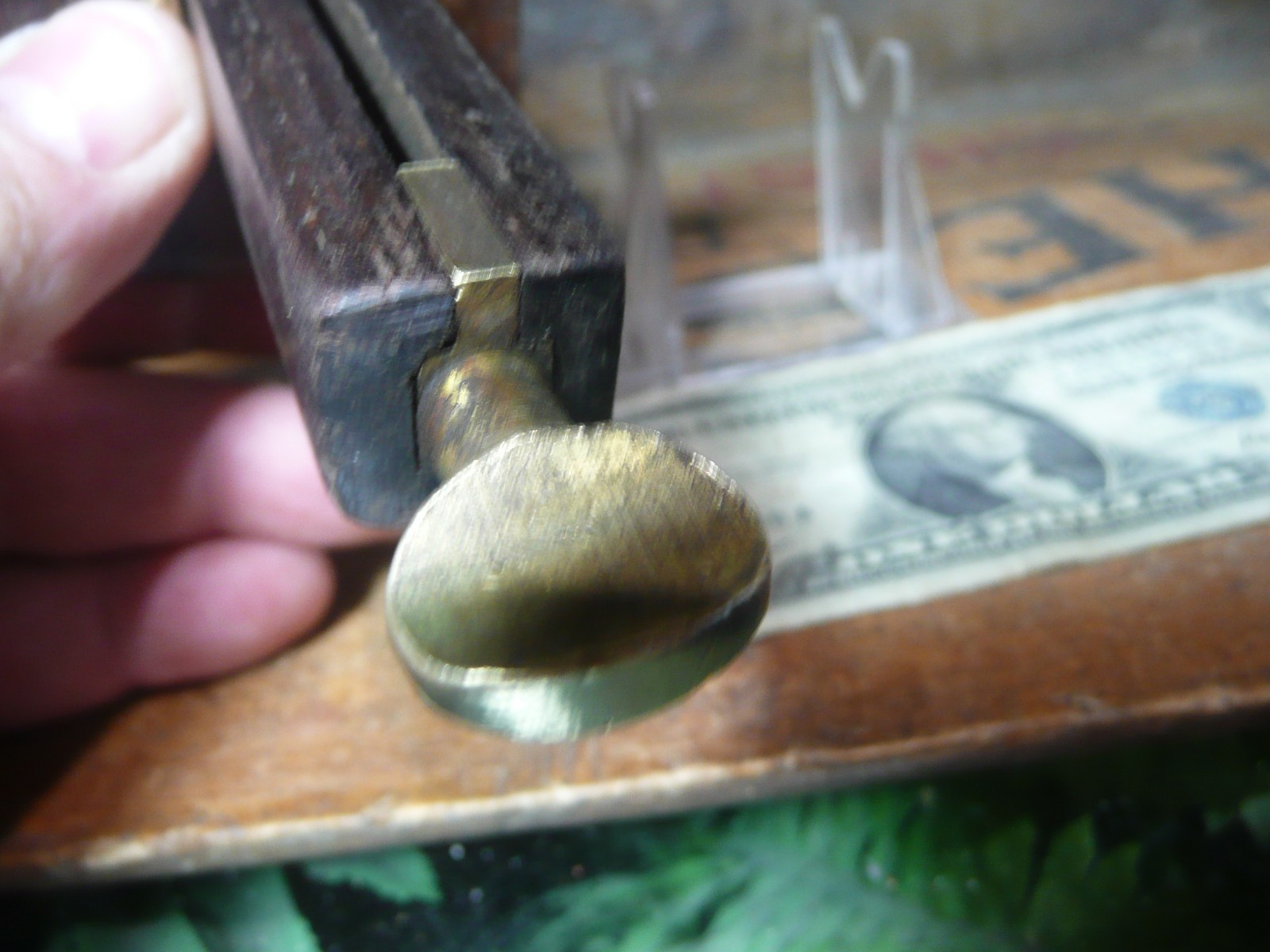 Vintage Rosewood and Brass Marking Gauge.