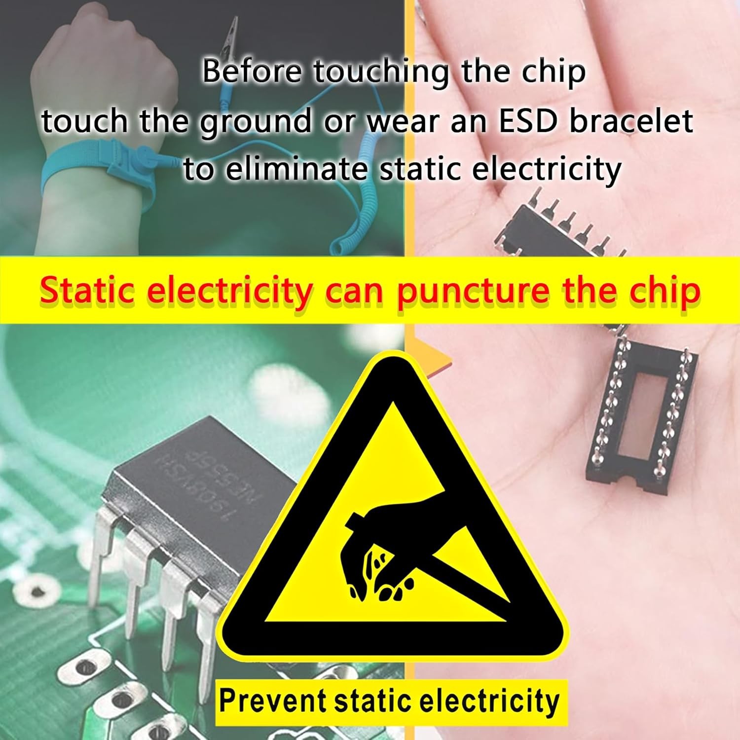 High Quality IC Chip Assortment Kit - 173 Pcs - Op Amp Comparators PhotoCou