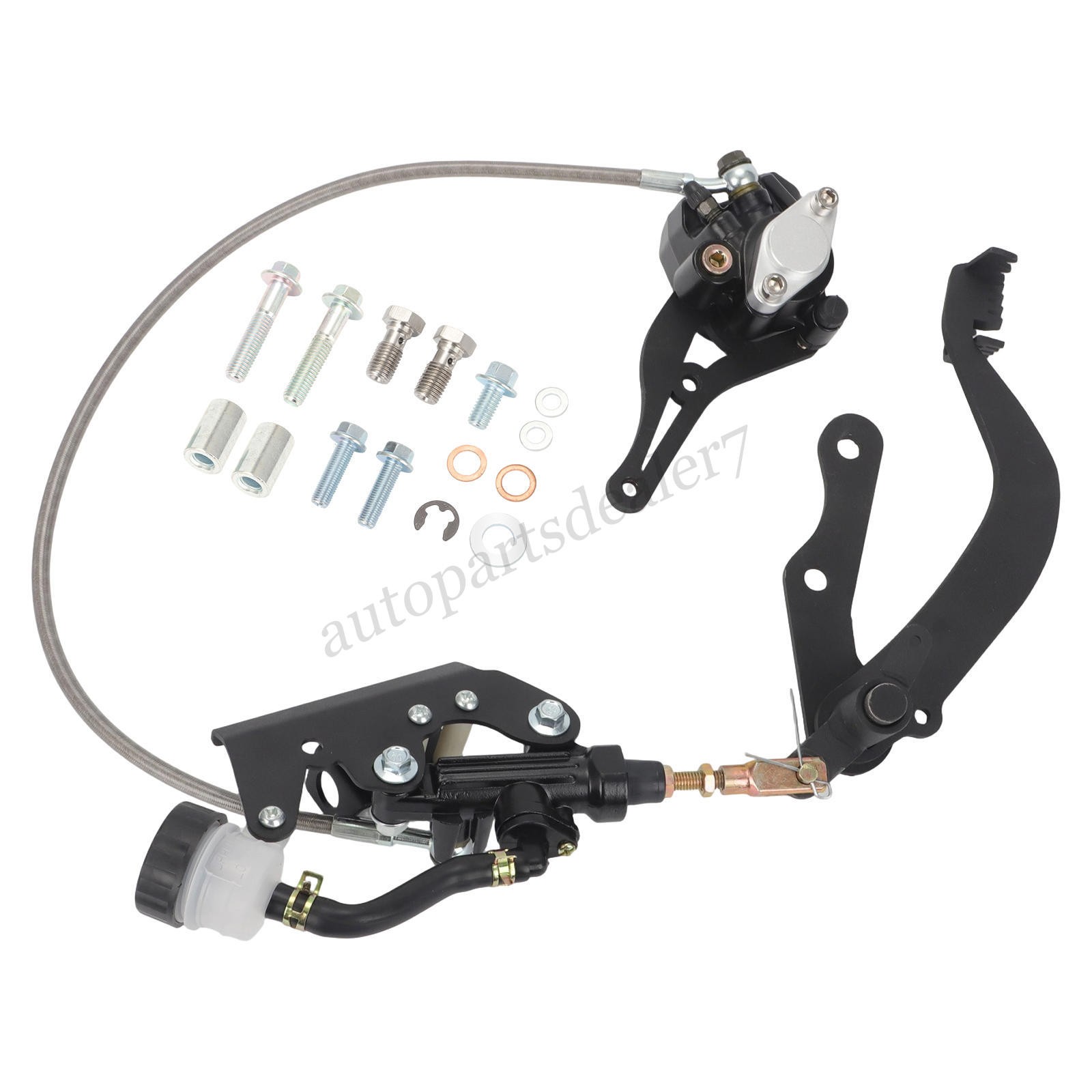 Rear Hydraulic Brake Conversion Kit for 1988-2002 Yamaha Blaster YFS200 Bolt-On