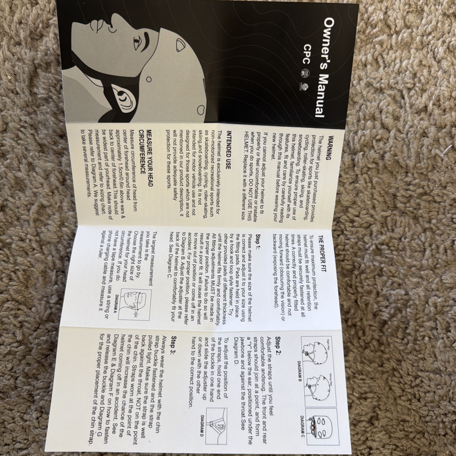 MCBOB Multi Sport Helmet Bike Skate Scooter Protective Gear Medium Size