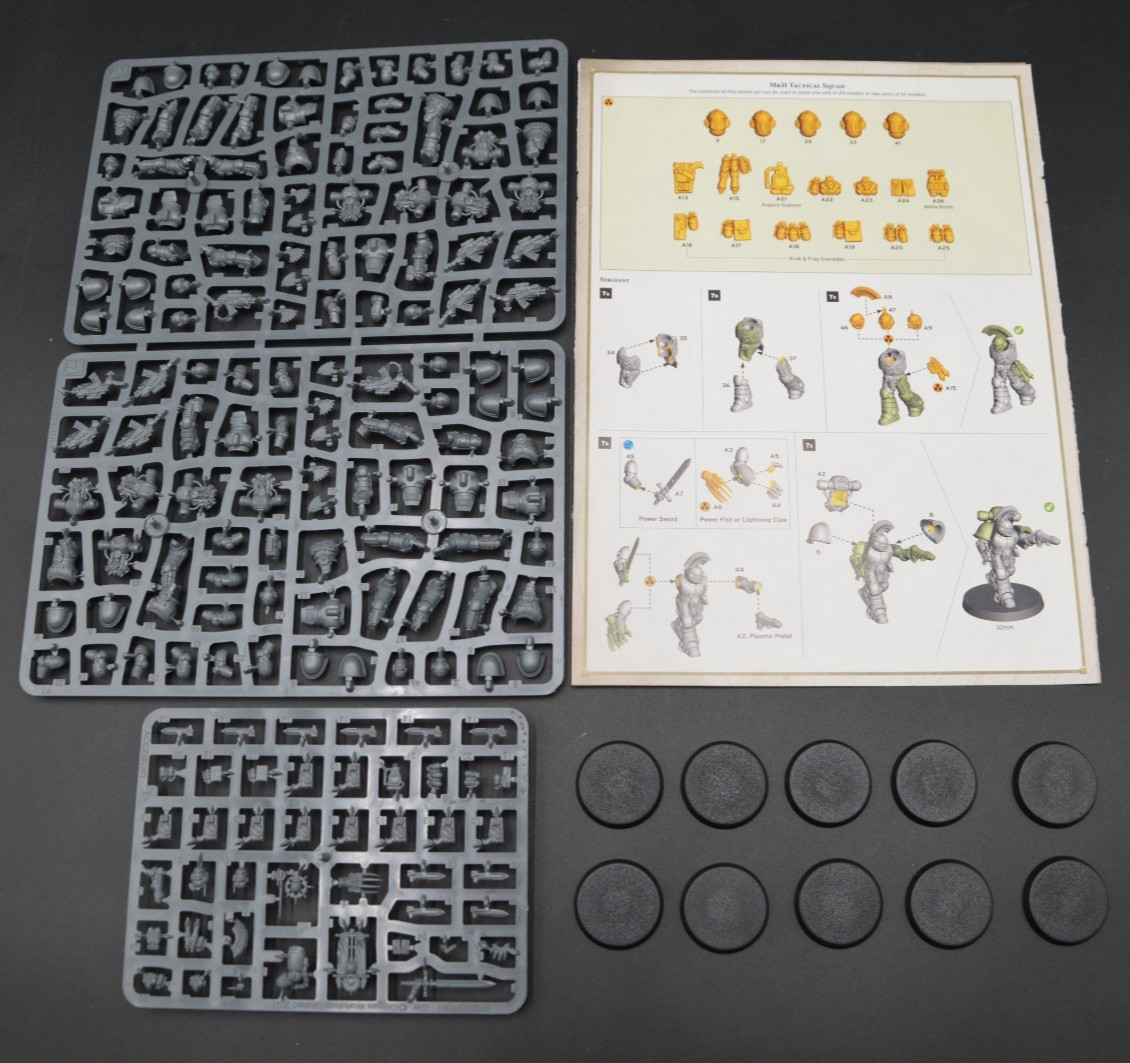 Warhammer Horus Heresy Space Marine Legions MKII Tactical Squad NEW NO BOX