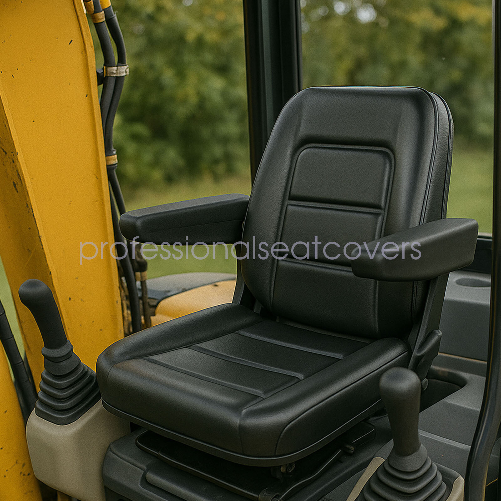 Universal Tractor Seat W/Armrest For Kubota L3130 L3240 L3430 L3540 L3830 L3940