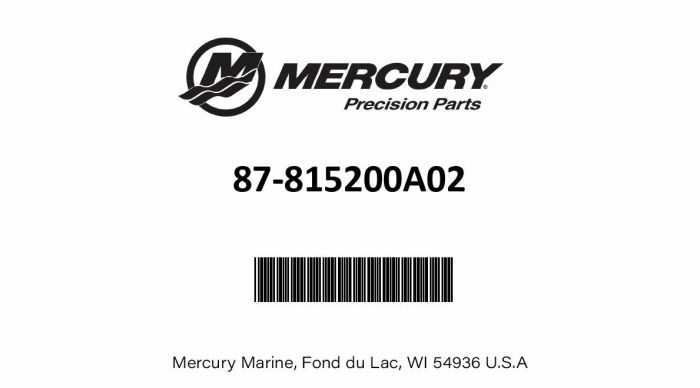 Mercury Mercruiser Quicksilver Transom Mount Trim Switch Kit OEM 87-815200A02