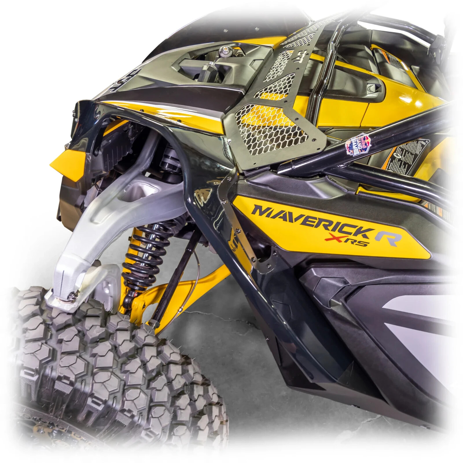 DRT CAN AM MAVERICK R X / XRS 24+ ABS Extended Front Fender Kit Flares