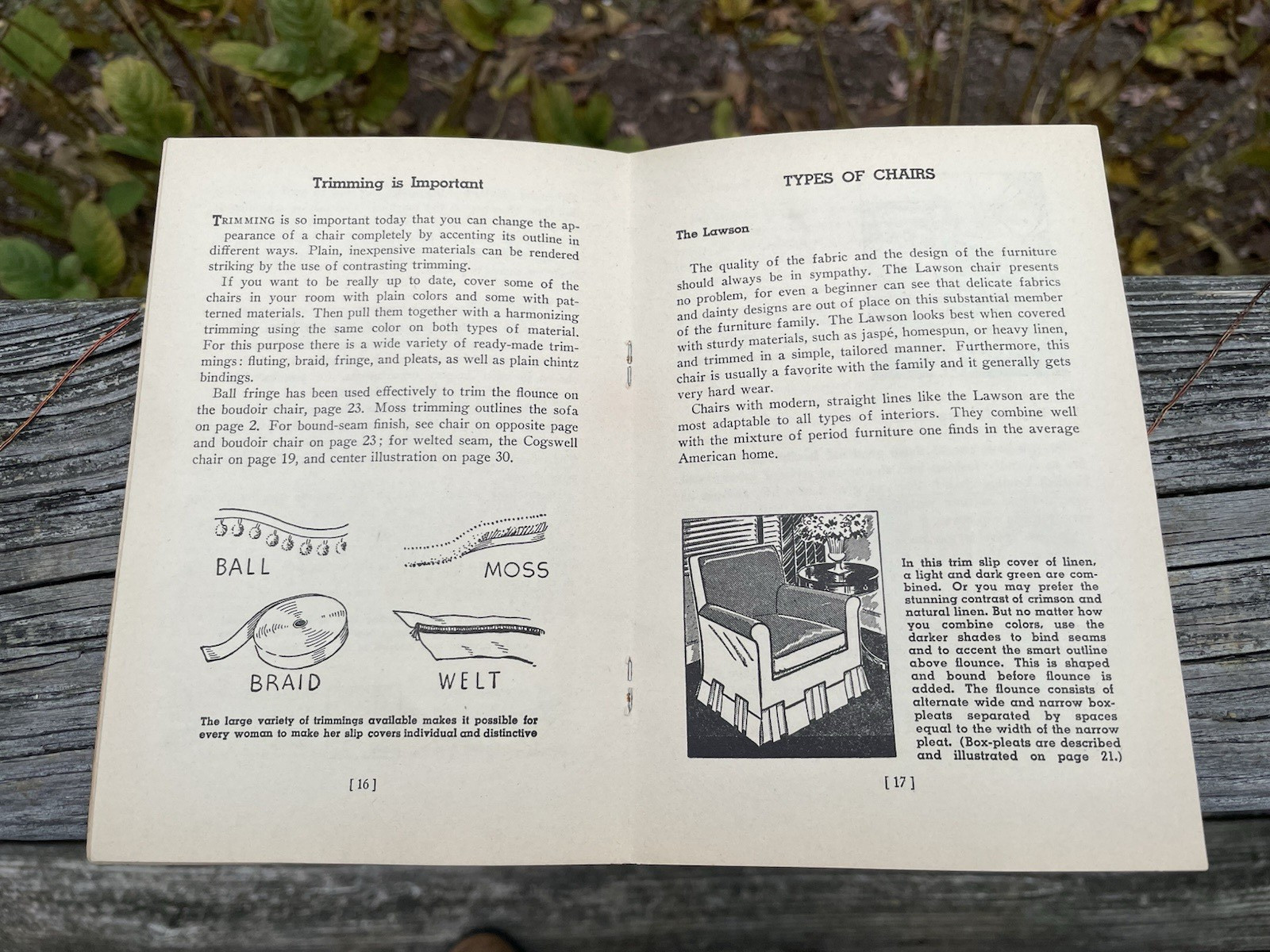 Vintage 1939 Booklet How To Make Slip Covers Home Service