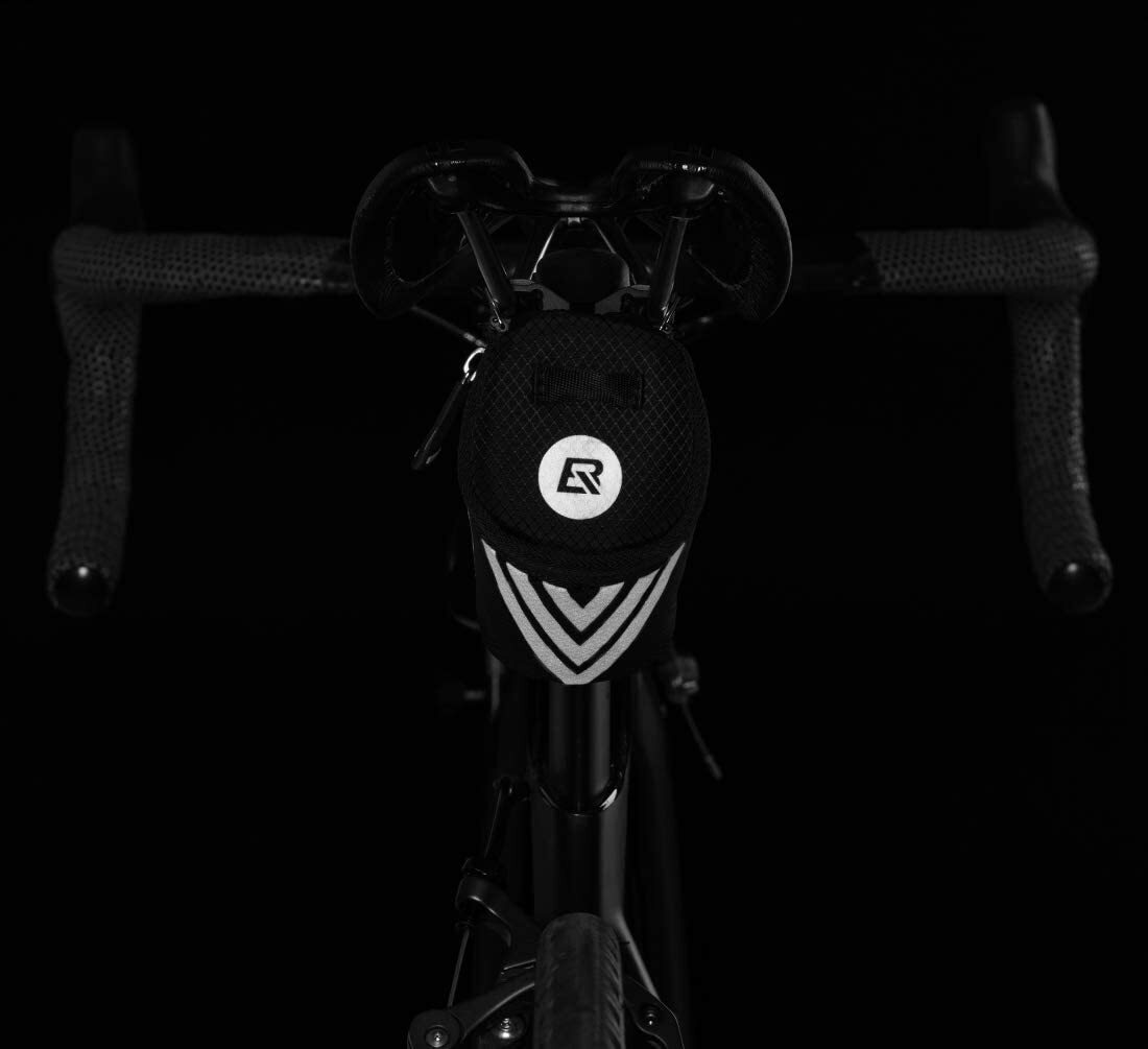 ROCKBROS Bike Saddle Bag Under Seat Pouch Portable Quick Release Tail Bag 1L